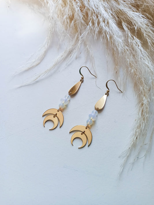 Opalite Moonstone Earrings