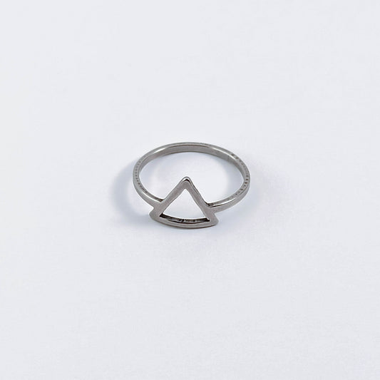 Triangle Stainless Steel Ring