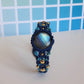Blue - Green Labradorite Macrame Bracelet