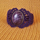 Charoite Micro Macrame Bracelet