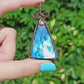 Blue Labradorite Wire Wrapped Pendant