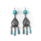 Howlite Tribal Chandelier Earrings