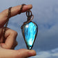 Blue Labradorite Wire Wrapped Pendant