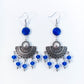 Boucles d'oreilles tribales avec des perles d'oeil de tigre