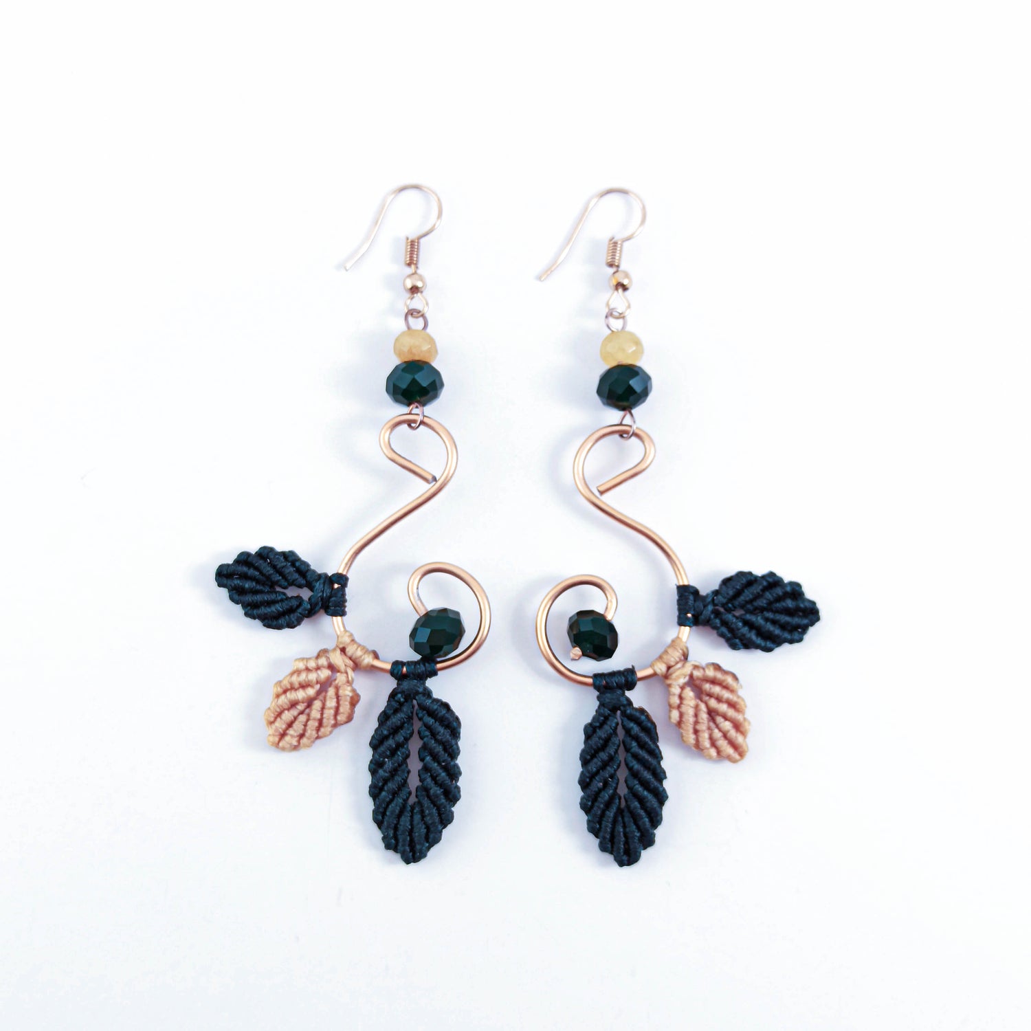 ⫷ BOUCLES D'OREILLES EN MACRAME ⫸