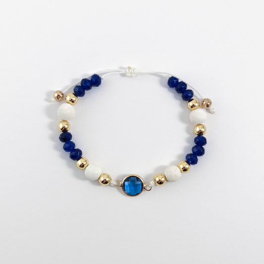 Blue Crystal Summer Bracelet