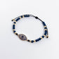 Blue Evil Eye Bracelet with Zircons