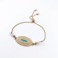 Bracelet Girly Pastel avec Chaîne Ajustable