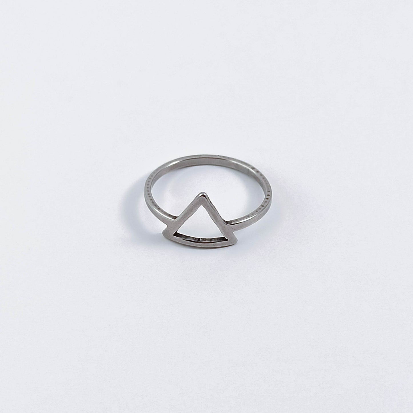 Triangle Stainless Steel Ring