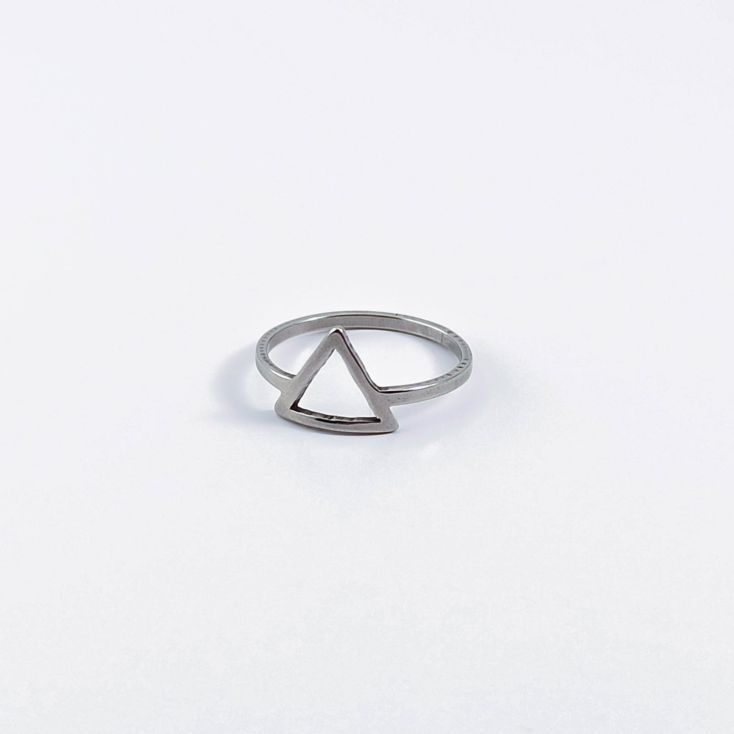 Triangle Stainless Steel Ring